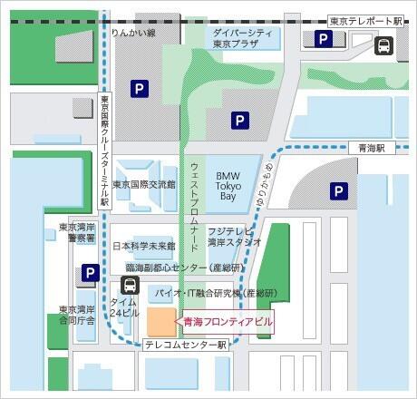 島しょ農林水産総合センター移転先地図