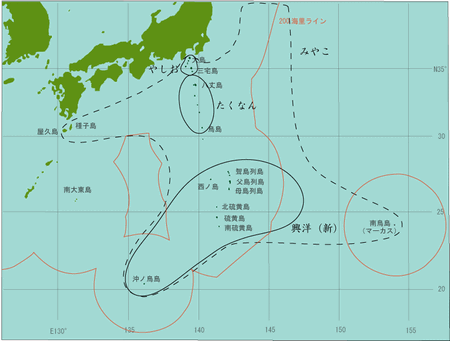 東京都の調査海域