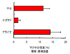 図5 各漁場のマクサ繁茂状況