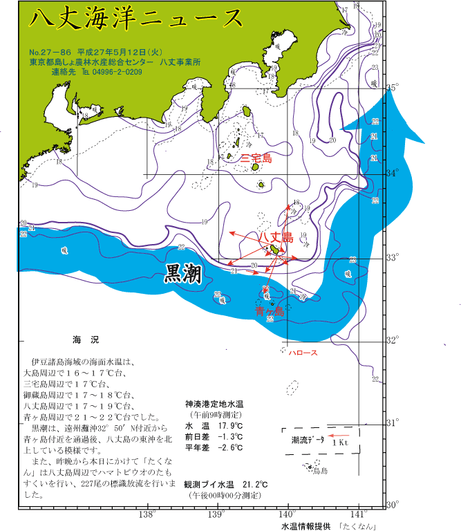 2015年5月12日八丈海洋ニュース