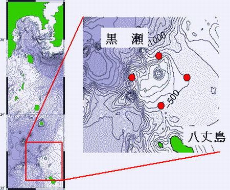 図1 調査海域と調査地点