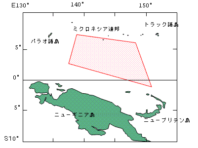 図4　熱帯域クサヤモロの採集海域