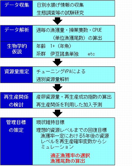 図5 適正漁獲量算出までの流れ