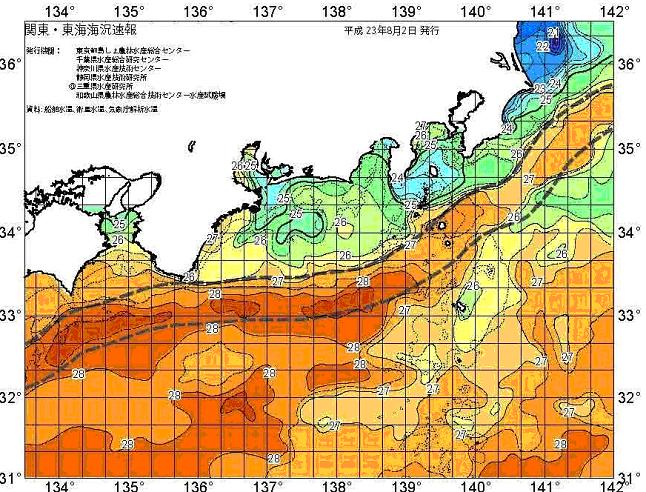 図1関東・東海海況速報