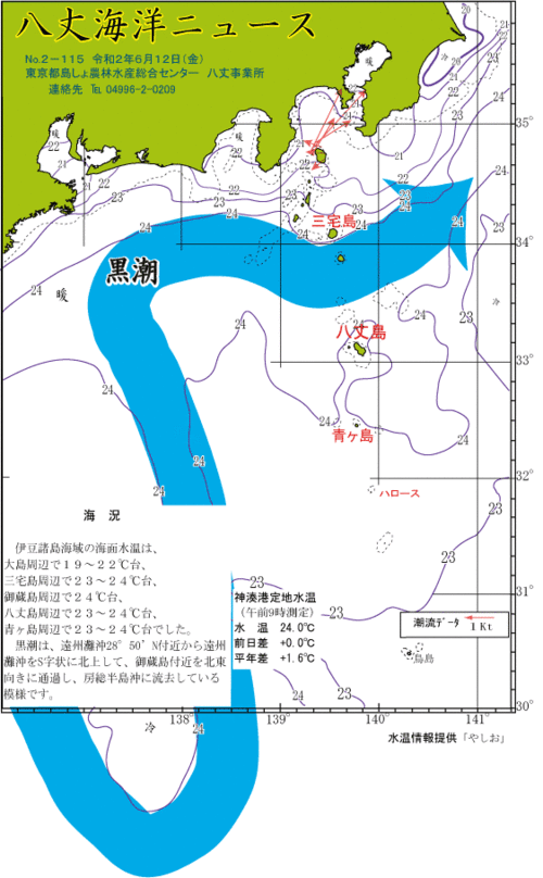 2020年6月12日八丈海洋ニュース