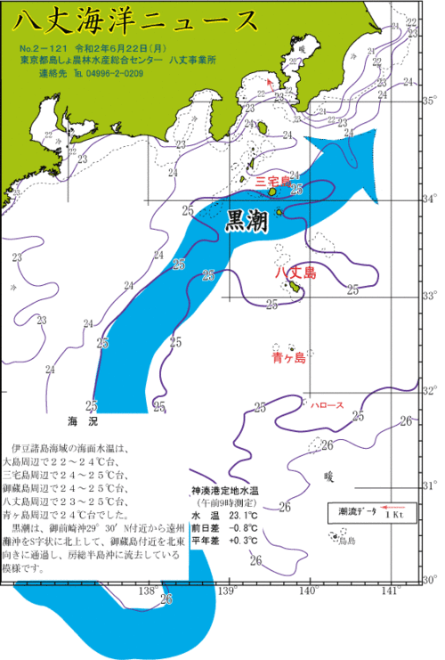 2020年6月22日八丈海洋ニュース