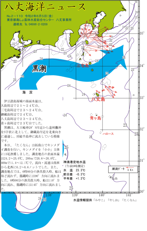 2020年6月5日八丈海洋ニュース