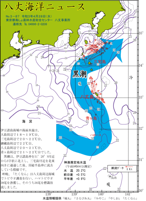 2021年4月28日八丈海洋ニュース