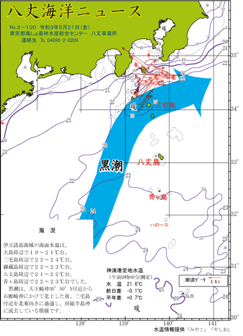 2021年5月21日八丈海洋ニュース