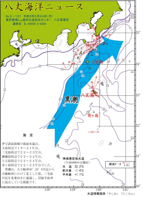 2021年5月24日八丈海洋ニュース