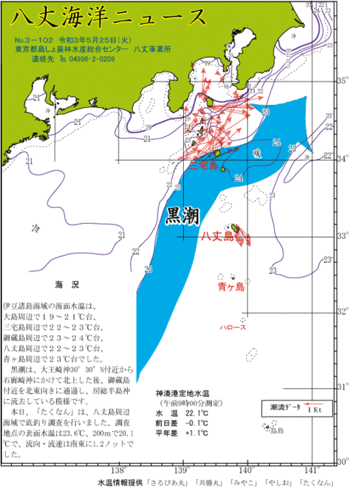 2021年5月25日八丈海洋ニュース