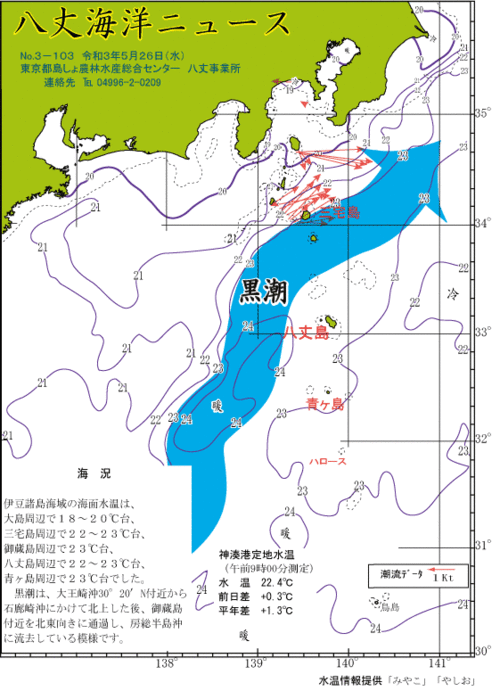 2021年5月26日八丈海洋ニュース