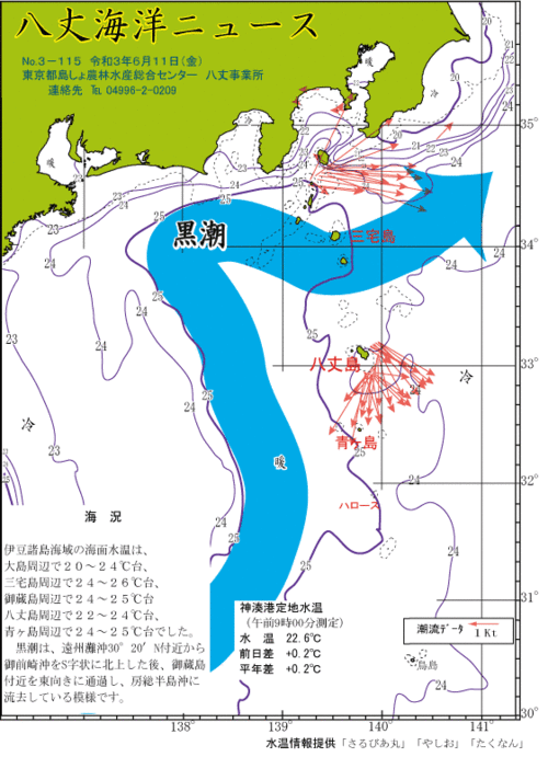 2021年6月11日八丈海洋ニュース