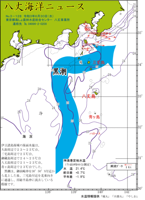 2021年6月30日八丈海洋ニュース