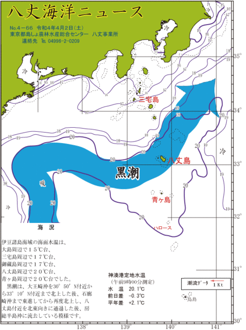 2022年4月2日八丈海洋ニュース