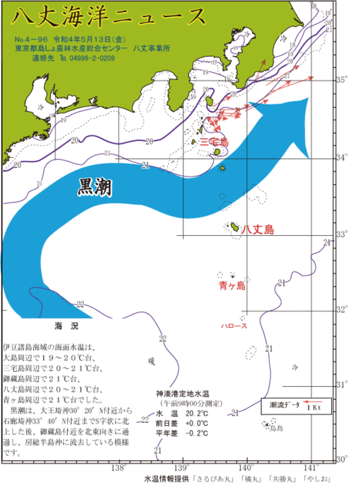 2022年5月13日八丈海洋ニュース