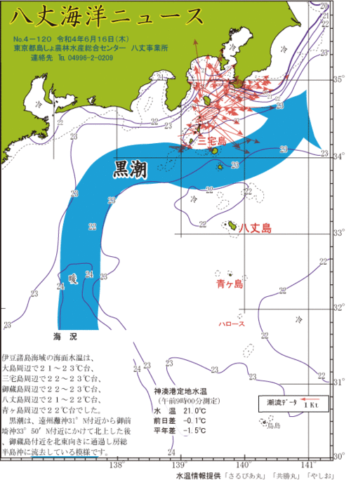 2022年6月16日八丈海洋ニュース