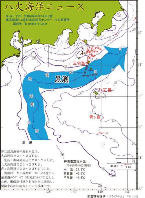 2022年6月24日八丈海洋ニュース