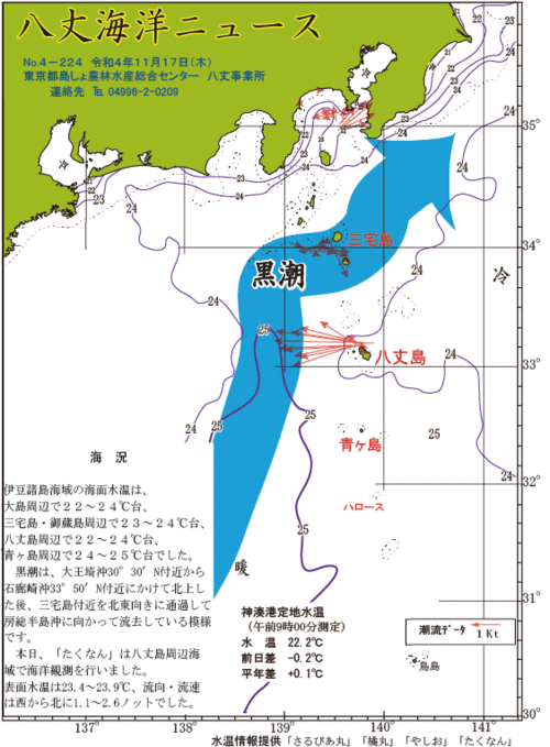 2022年11月17日八丈海洋ニュース