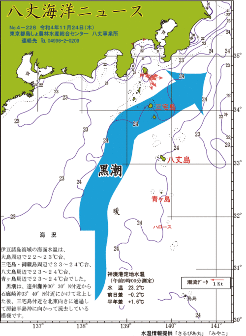 2022年11月24日八丈海洋ニュース