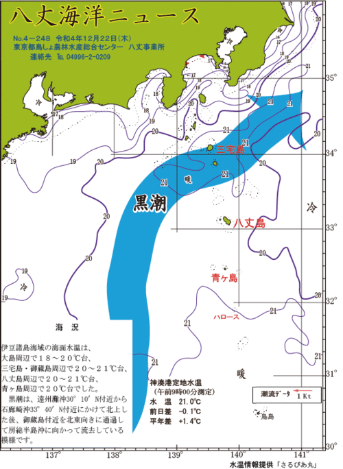 2022年12月22日八丈海洋ニュース