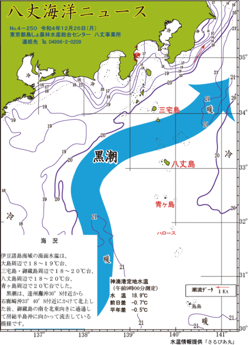 2022年12月26日八丈海洋ニュース