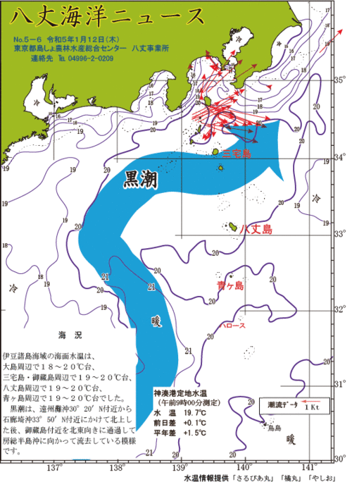 2023年1月12日八丈海洋ニュース