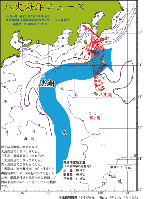 2023年1月16日八丈海洋ニュース