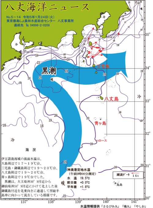 2023年1月24日八丈海洋ニュース