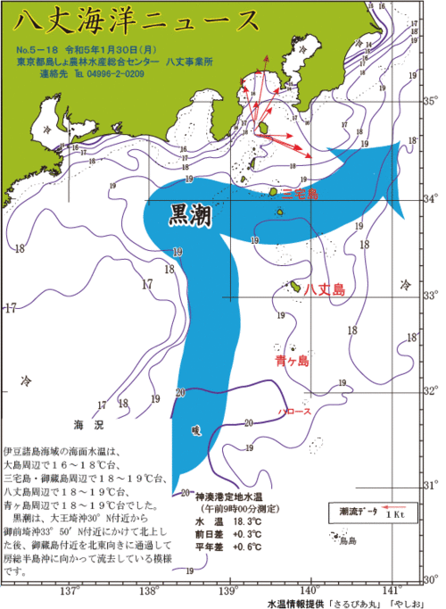 2023年1月30日八丈海洋ニュース