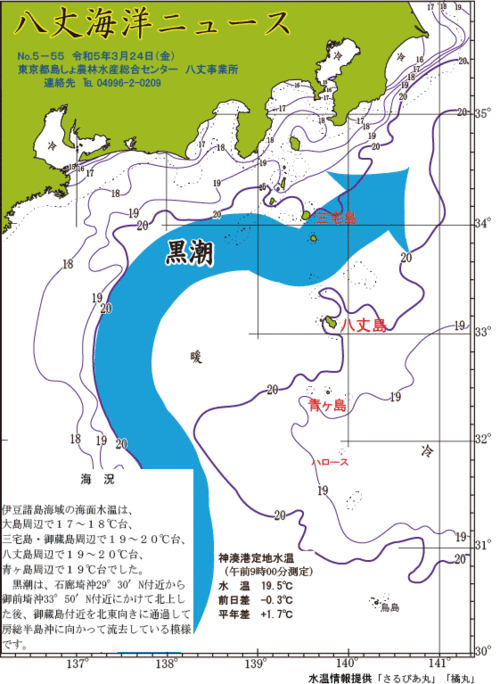 2023年3月24日八丈海洋ニュース