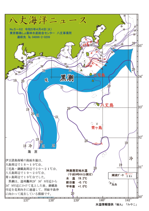 2023年4月4日八丈海洋ニュース