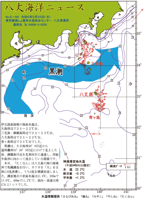 2023年5月25日八丈海洋ニュース