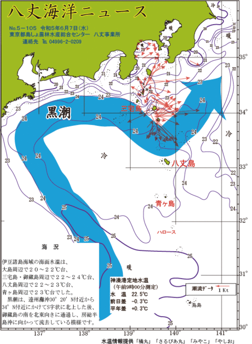 2023年6月7日八丈海洋ニュース