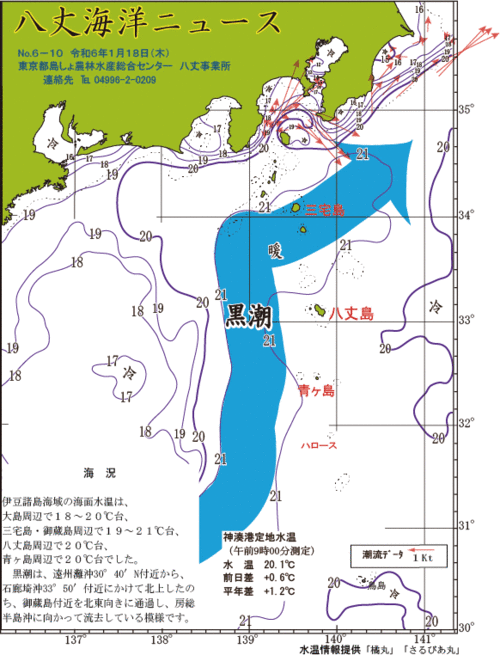 2024年1月18日八丈海洋ニュース