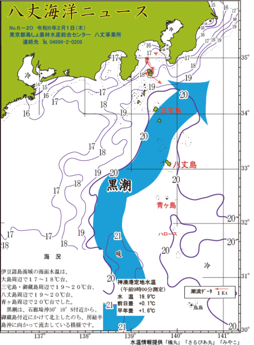 2024年2月1日八丈海洋ニュース