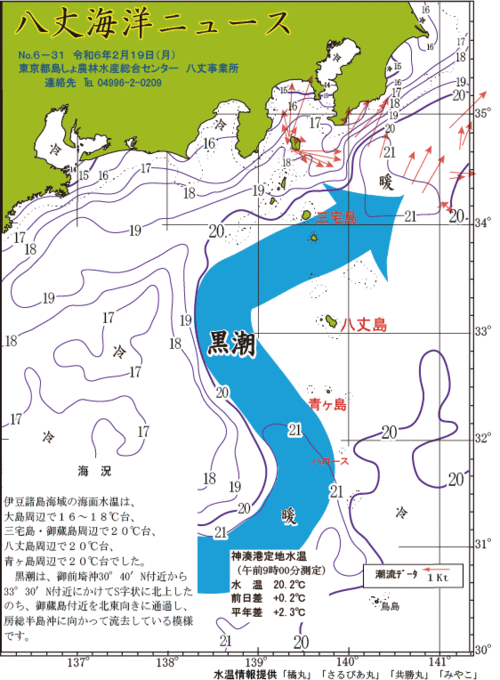 2024年2月19日八丈海洋ニュース