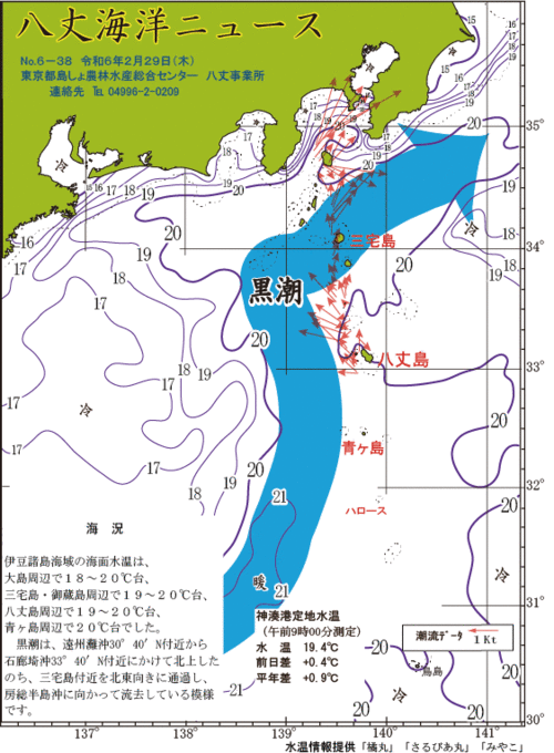 2024年2月29日八丈海洋ニュース