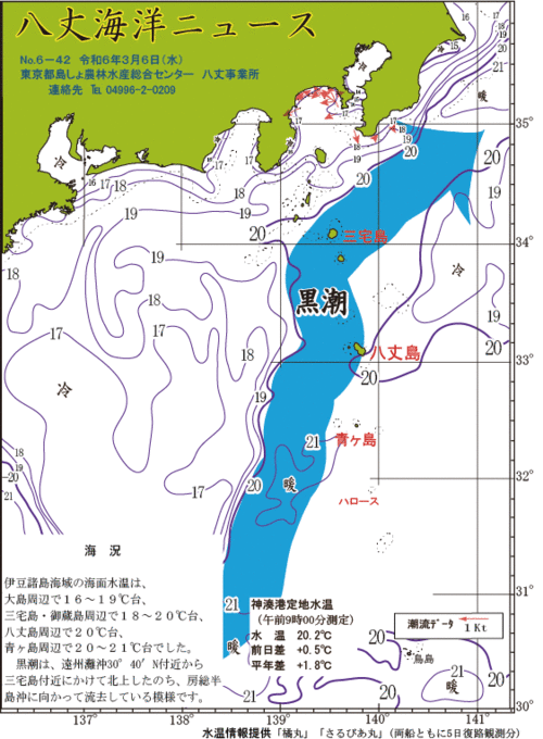 2024年3月6日八丈海洋ニュース