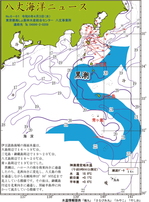 2024年4月3日八丈海洋ニュース