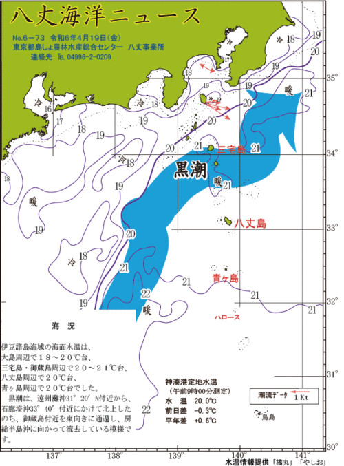 2024年4月19日八丈海洋ニュース