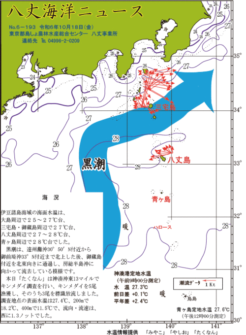 2024年10月18日八丈海洋ニュース