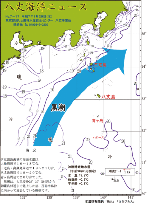 2025年1月29日八丈海洋ニュース