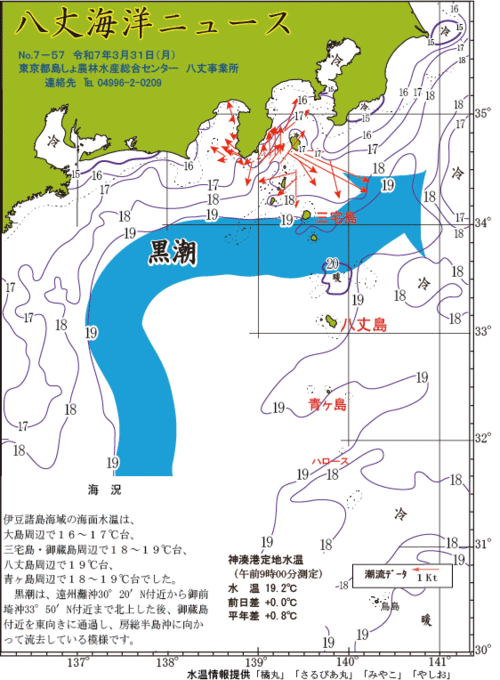 2025年3月31日八丈海洋ニュース