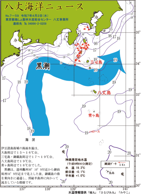 2025年4月2日八丈海洋ニュース