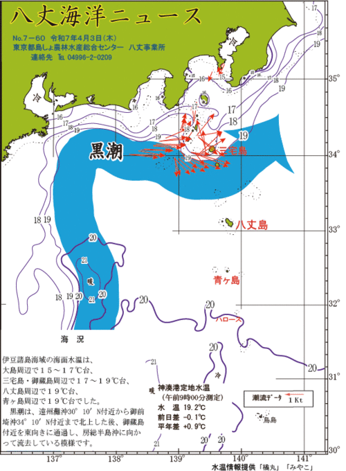 2025年4月3日八丈海洋ニュース