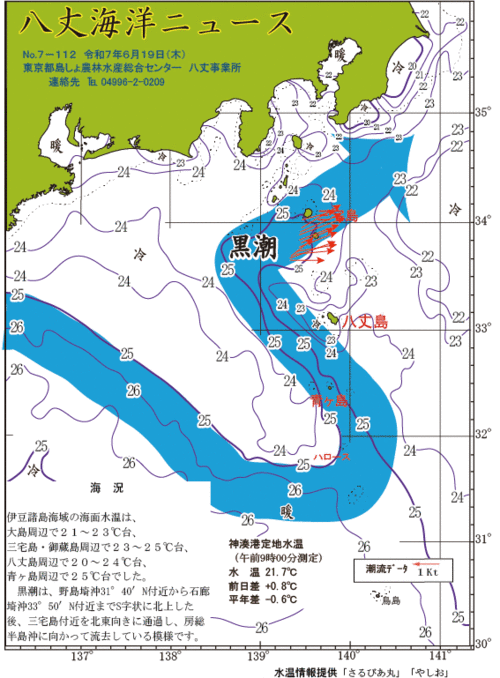 2025年6月19日八丈海洋ニュース