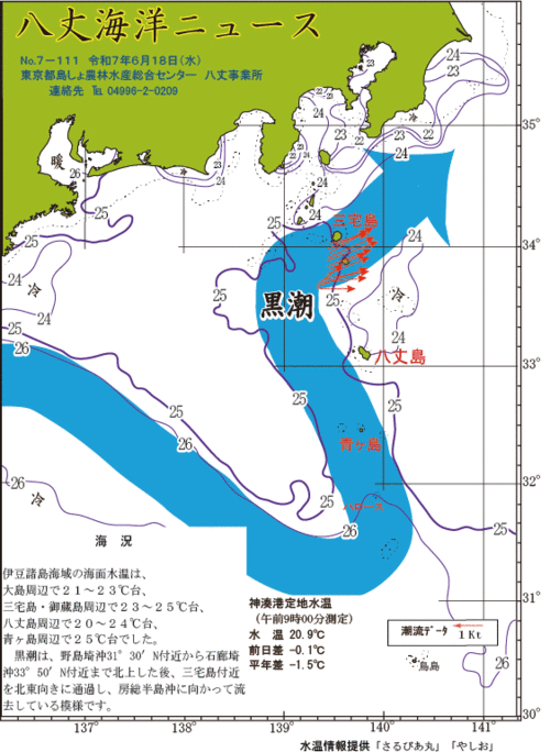 2025年6月18日八丈海洋ニュース