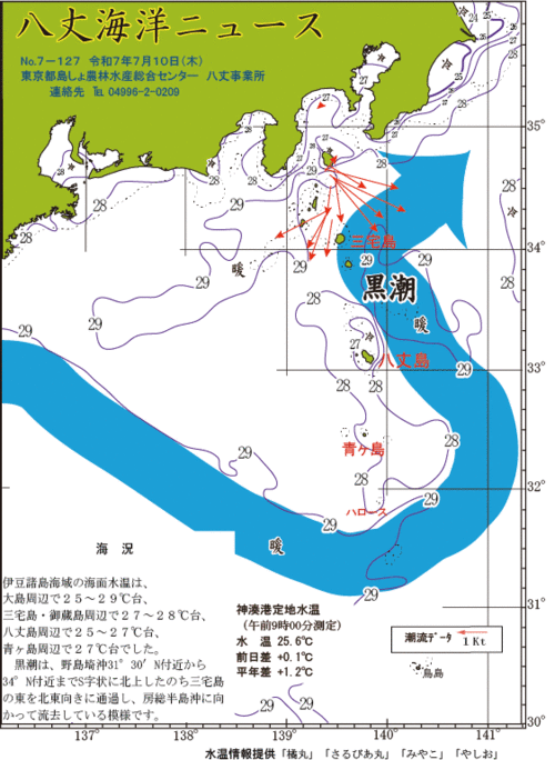2025年7月10日八丈海洋ニュース
