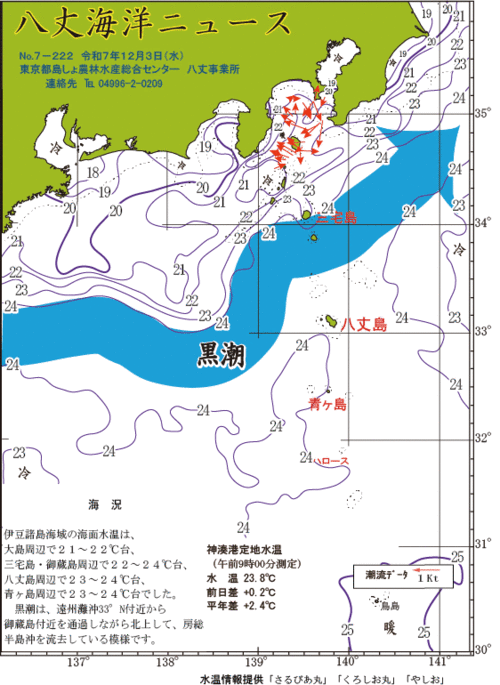 2025年12月3日八丈海洋ニュース